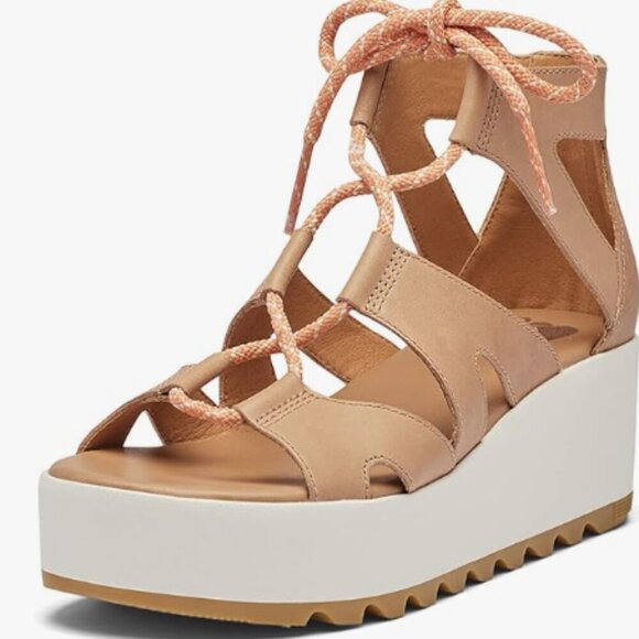 Sorel Women's Cameron Flatform Lace Sandals - Picture 1 of 9